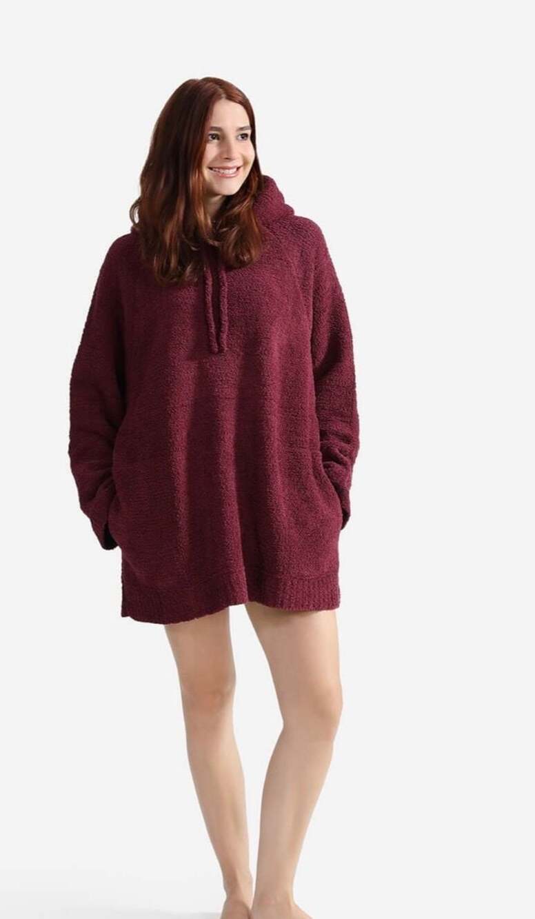 Sunday Citizen Snug Blanket Hoodie One Size Cherry Lacquer